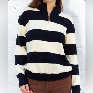Brandy Melville Aleah Cotton Stripe Sweater